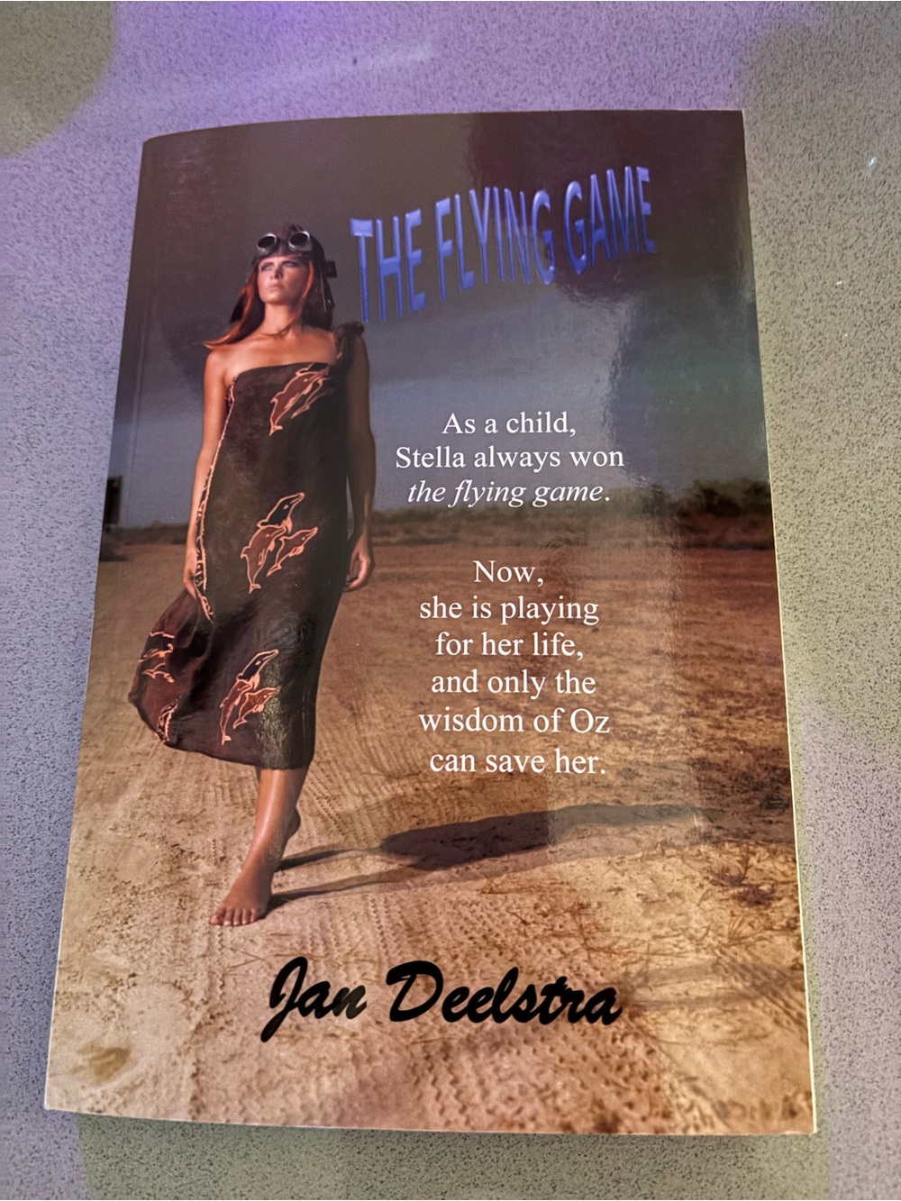 RARE Autographed The Flying Game by Jan Deelstra -